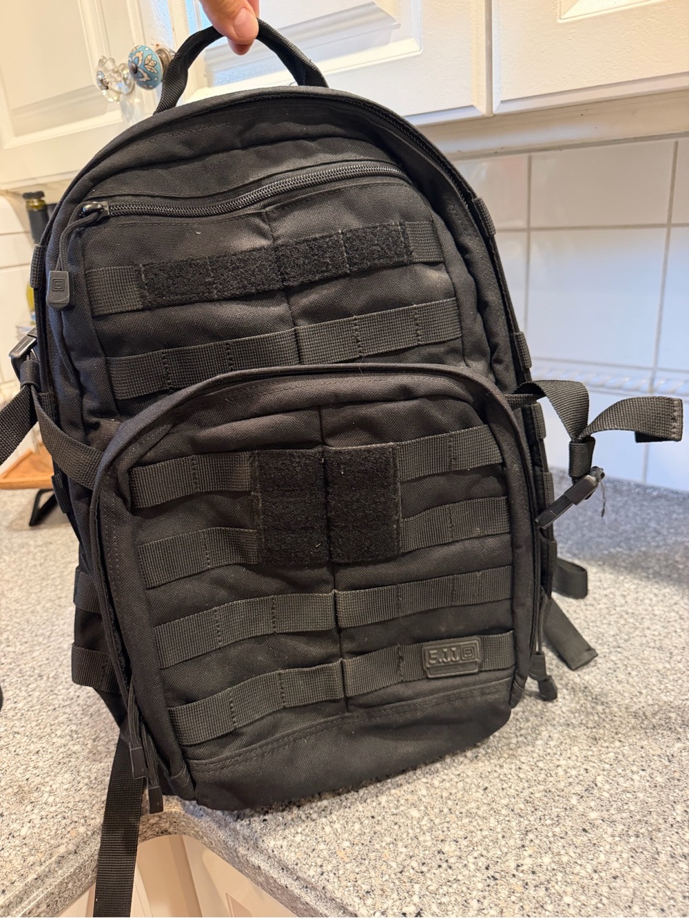 5.11 Tactical Black MOLLE Rucksack Backpack for Men